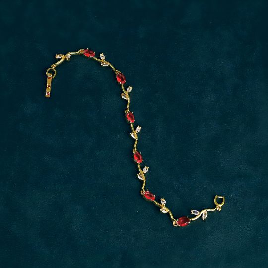 Ruby Vine Bracelet
