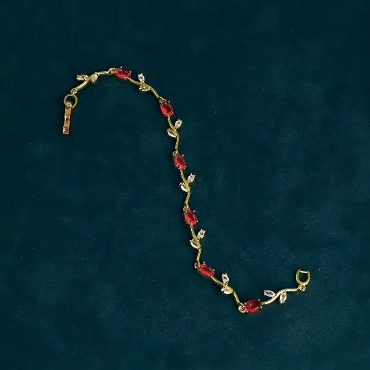 Ruby Vine Bracelet