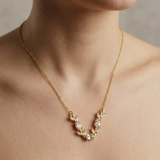 Crystal Tulip Necklace