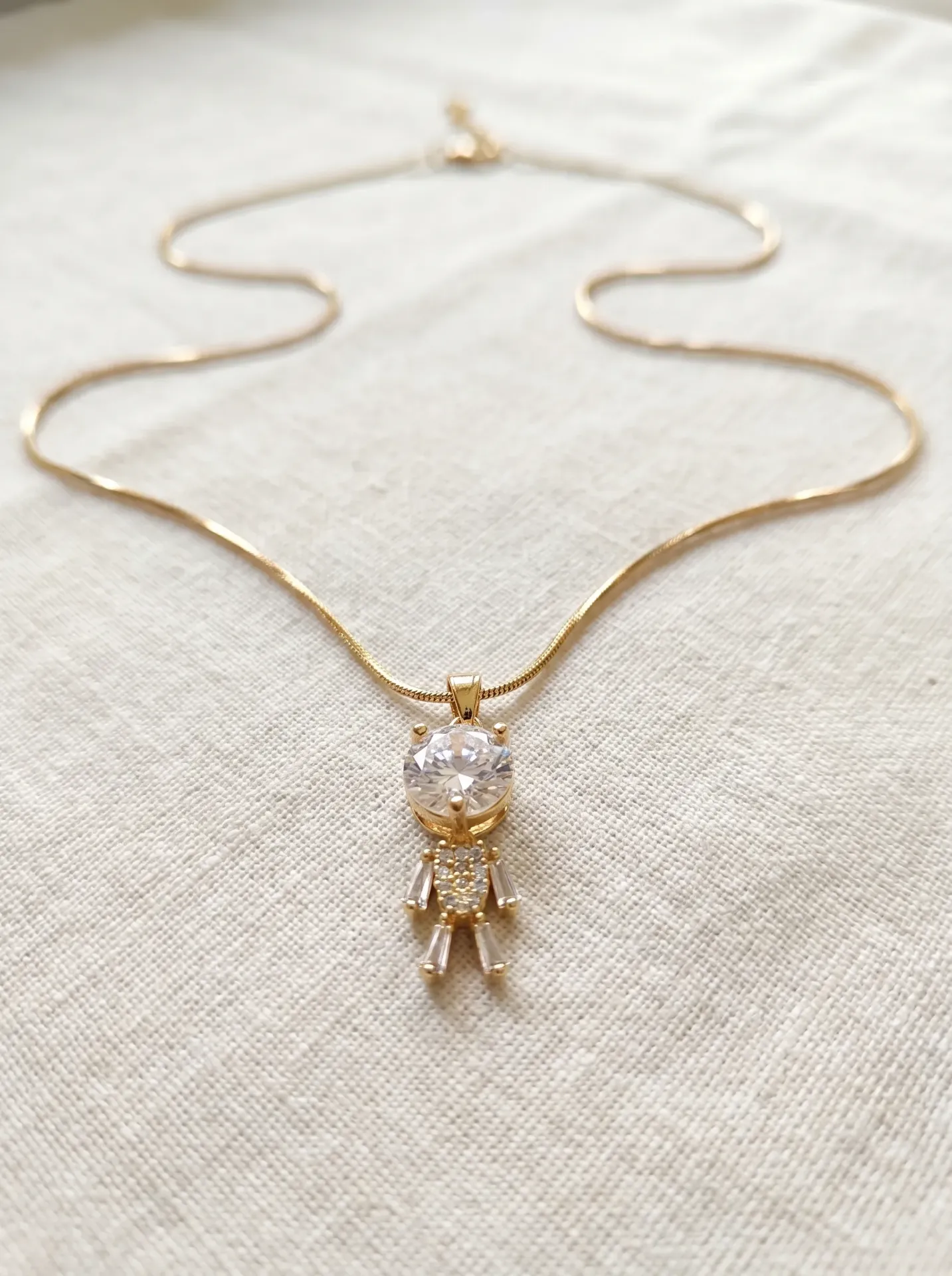 Space Bunny Necklace