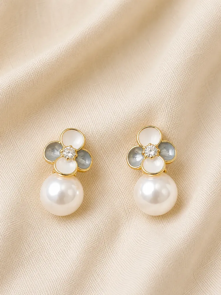 Pearl Bloom Earrings