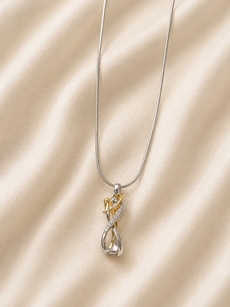 Infinity glow necklace