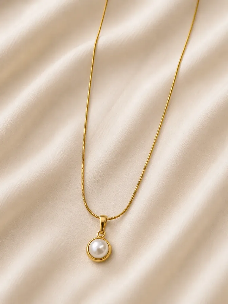 Pearl luna chain