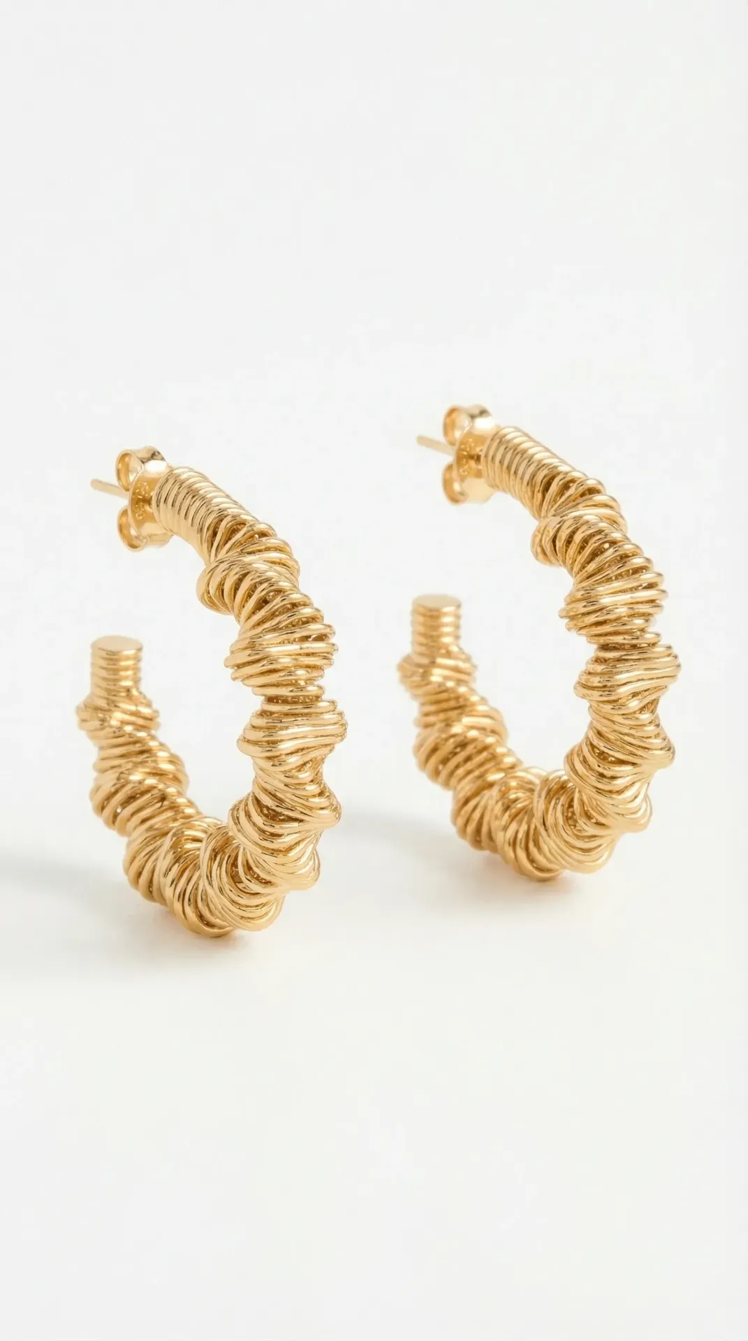 Statement spiral hoops
