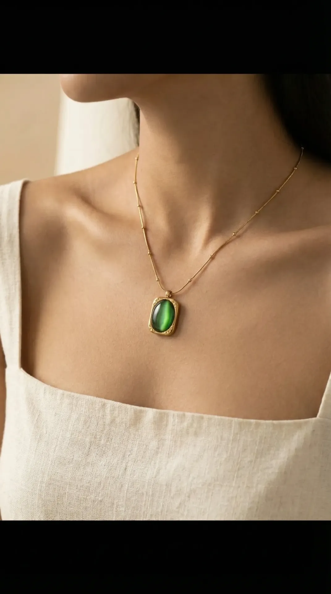 Emerald Aura Pendant