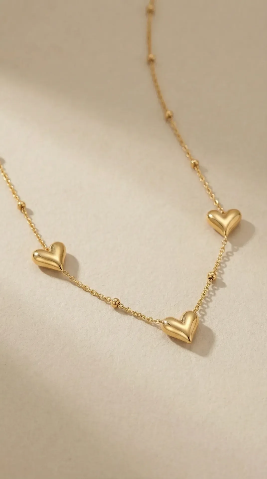 Trio love necklace