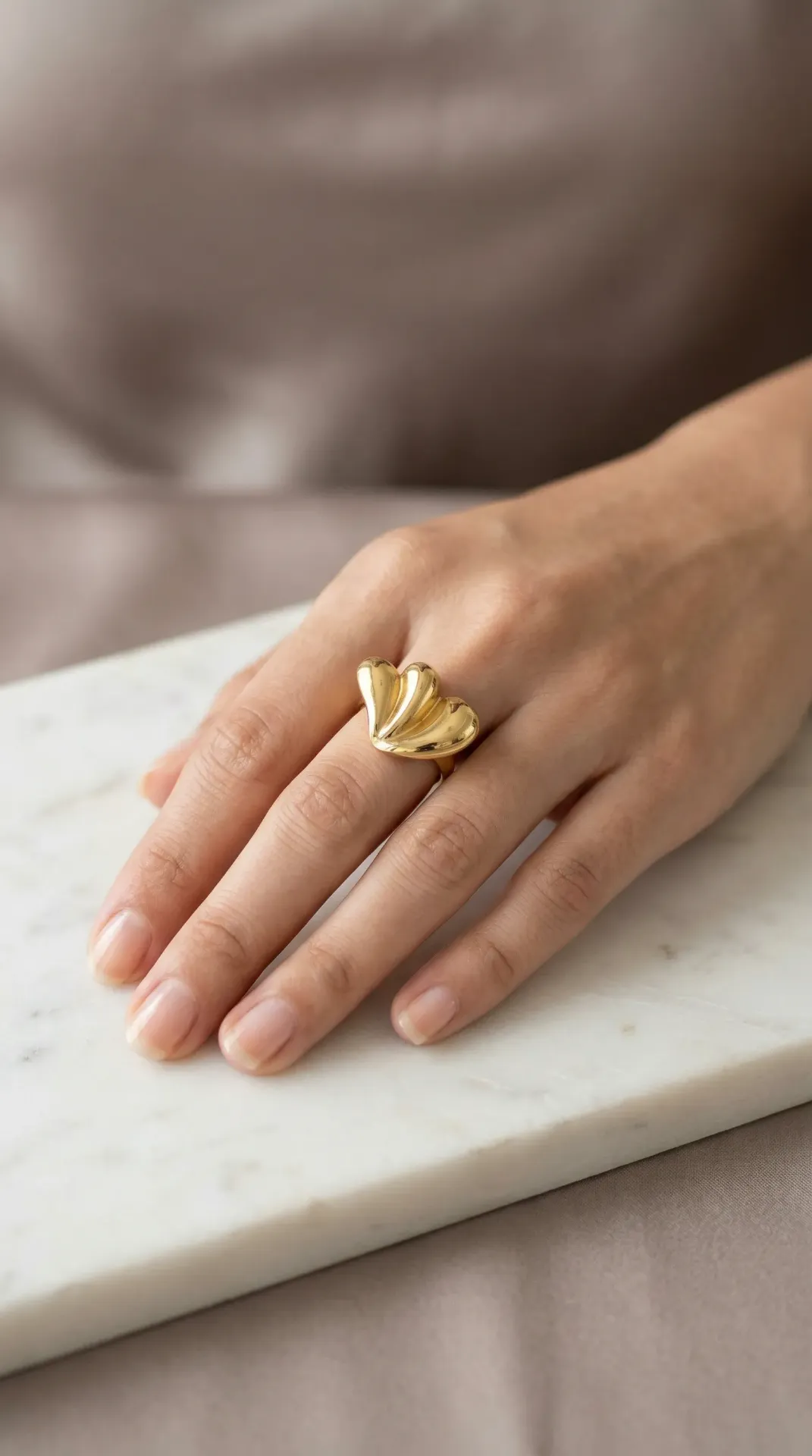 Golden Flutter Ring