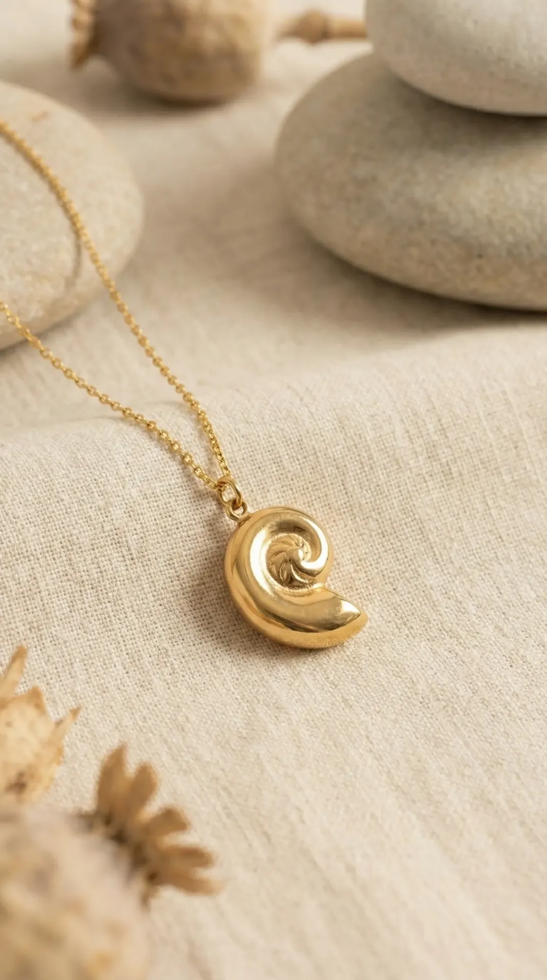 Golden Cresent Necklace